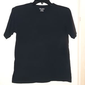 Boys Children's Place black tshirt XL/14 EUC